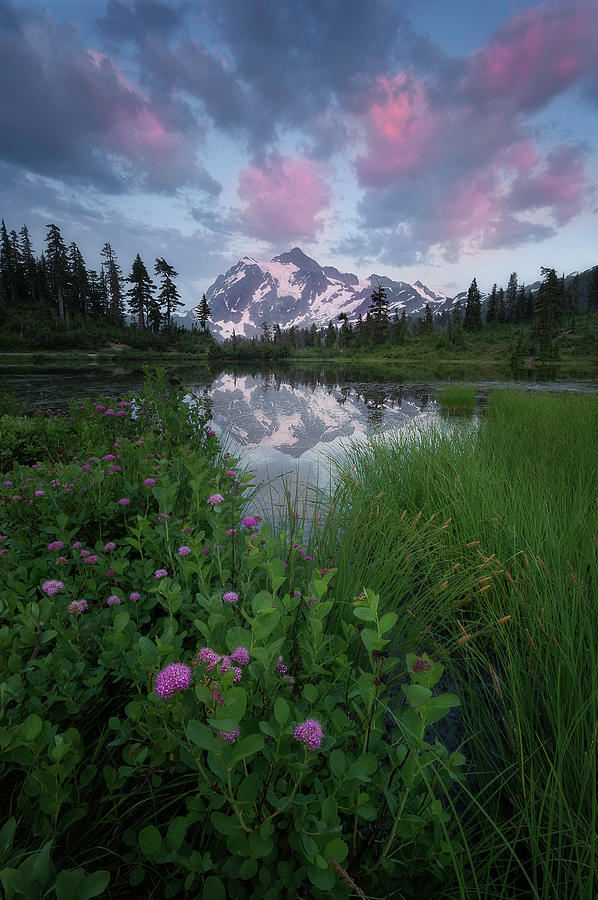 Picture Lake Sunset #2 Photograph by Ryan McGinnis - Fine Art America