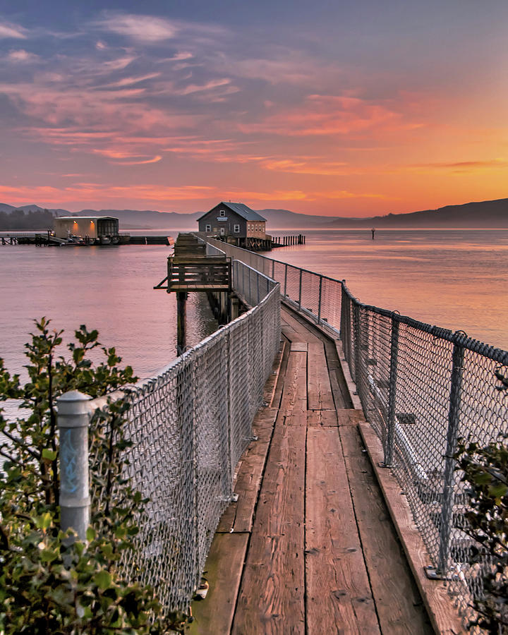 Pier's End - Garibaldi - Oregon Photograph by Oregon Photo