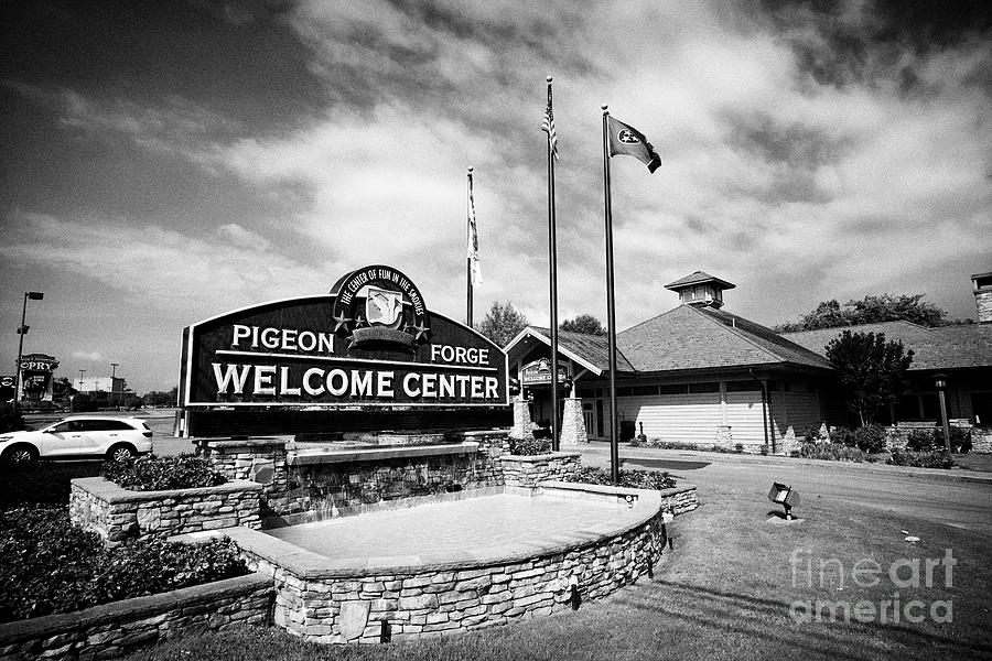 Pigeon Forge Welcome Center Tennessee Usa Photograph by Joe Fox - Fine