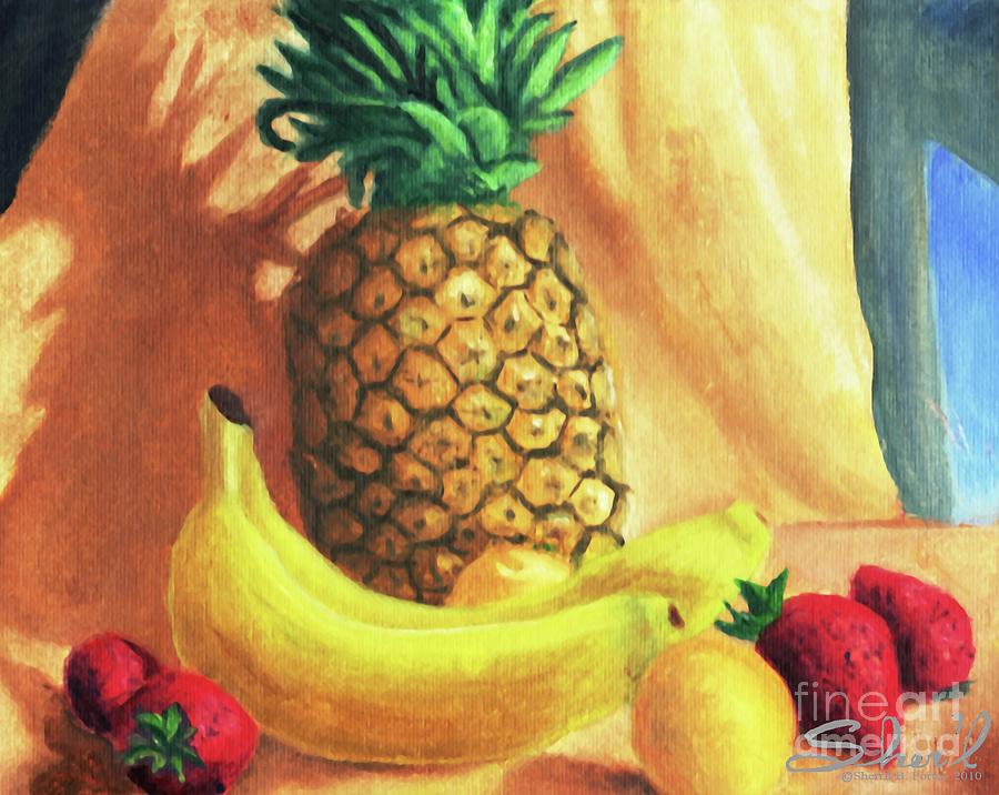 Pineapple Delight #2 Painting by Sherril Porter