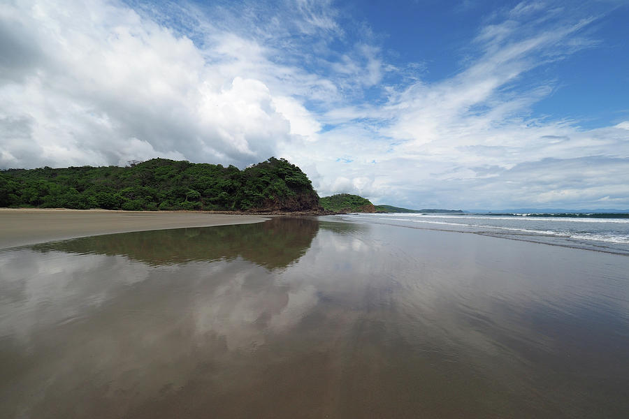 Playa Hermosa Nicaragua On A Sunny Summer Day At Low Tide Photograph By Francisco Blanco