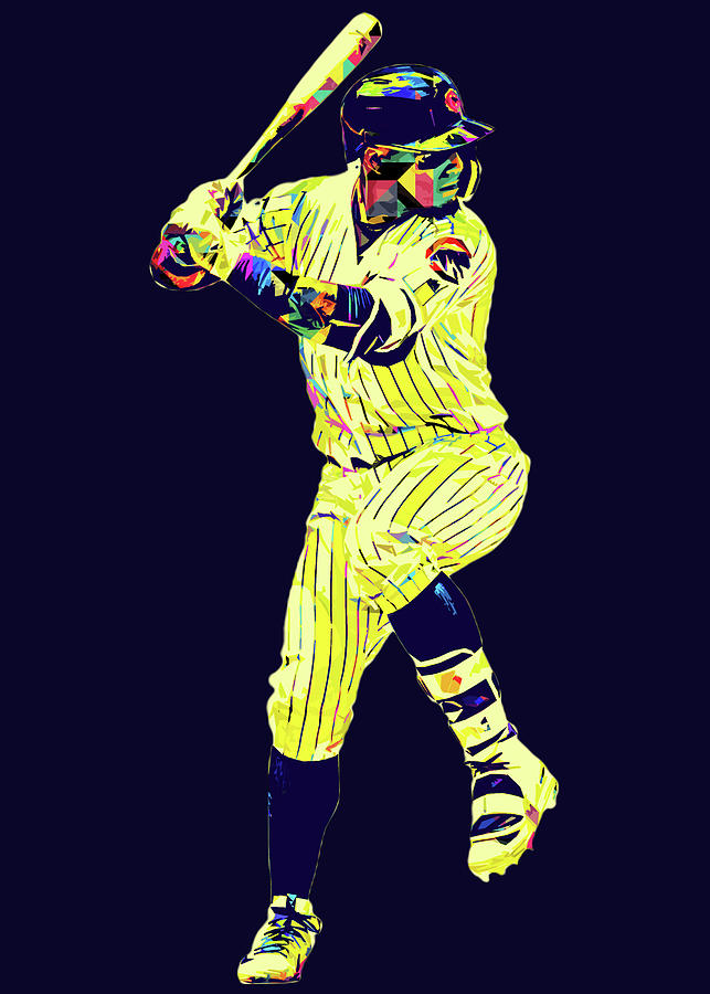 MLB Javier Baez Javier Baez Javier Baezchicago Cubs Chicagocubs Digital Art  by Wrenn Huber - Pixels