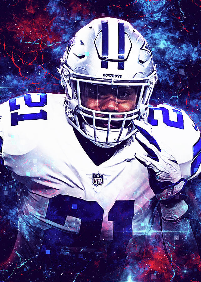 Player NFL Dallas Cowboys Player Ezekiel Elliott Ezekiel Elliott ...