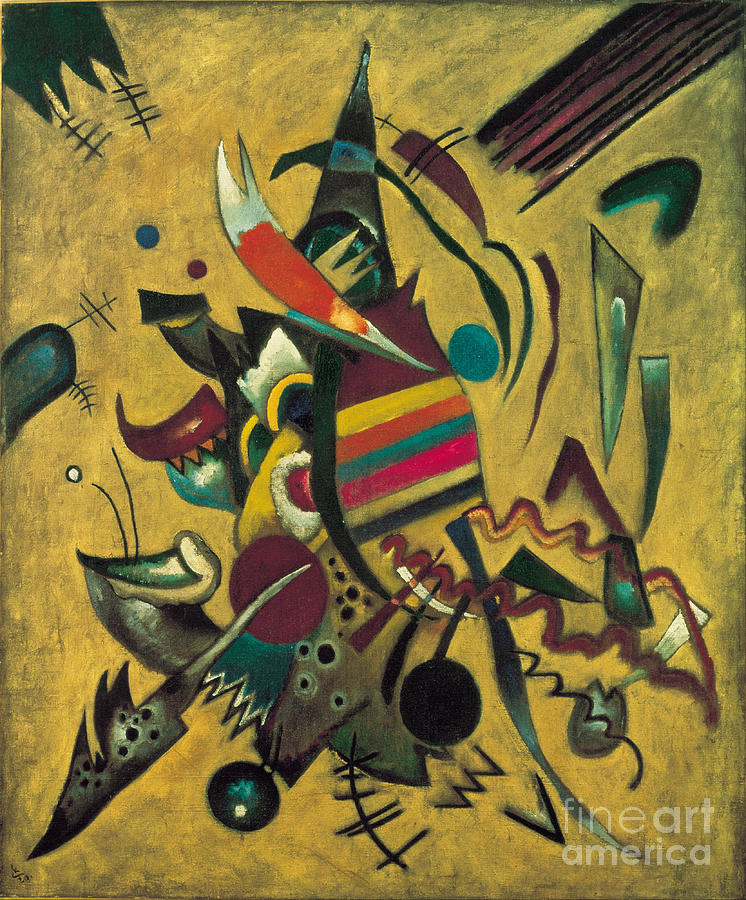 Wassily Kandinsky Painting - Points #2 by Treasured Art Gallery