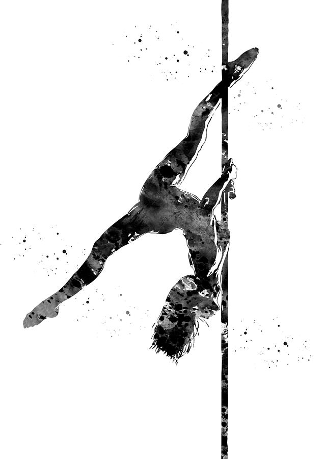 Pole Dancer Digital Art By Erzebet S Fine Art America