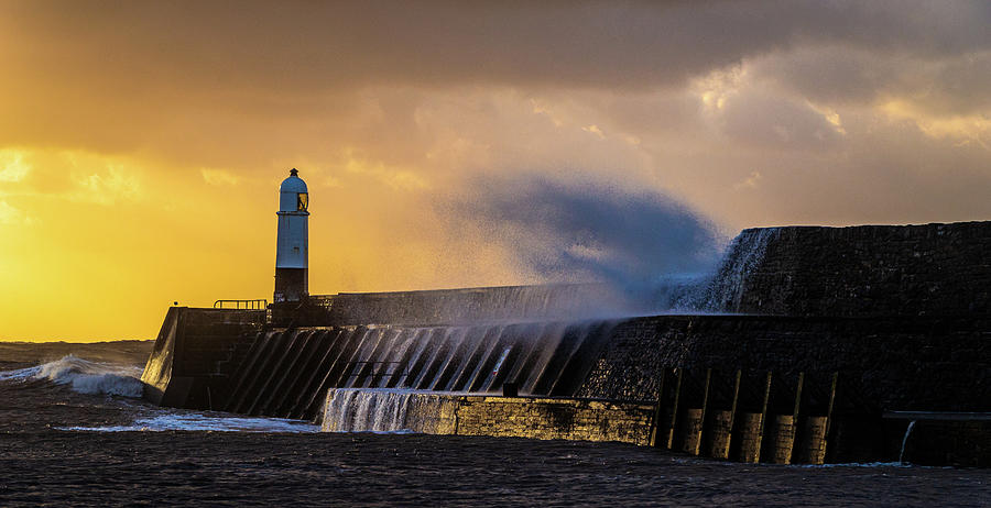 Porthcawl Pier in Wales Photograph by Stephen Jenkins