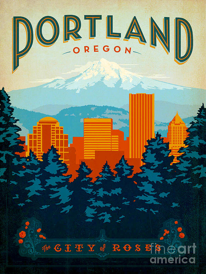 Portland #2 Digital Art by Steven Parker