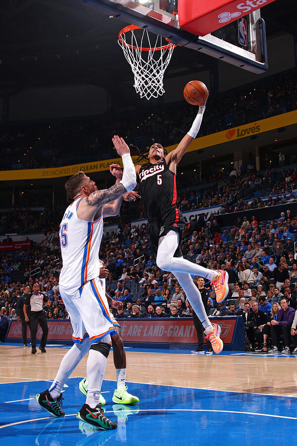 Portland Trail Blazers v Oklahoma City Thunder #2 Photograph by Zach Beeker Portland Trail Blazers v Oklahoma City Thunder #2 Photograph by Zach Beeker