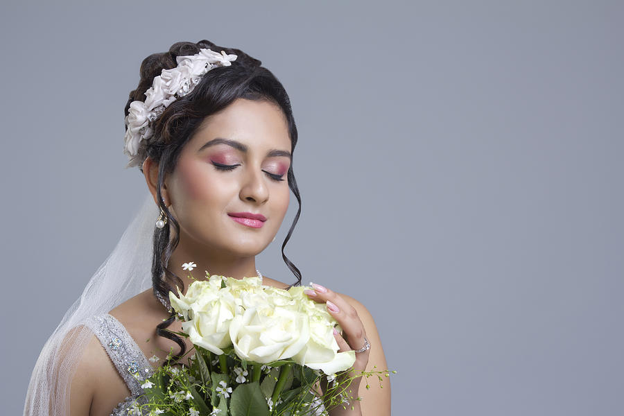 Portrait of a Bride #2 Photograph by Sudipta Halder