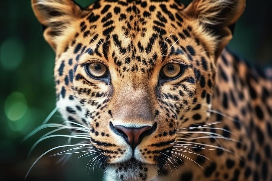 Portrait of a leopard. Generative AI Digital Art by Lubos Chlubny ...