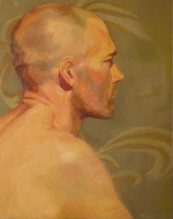 Portrait of a Man #2 Painting by Irena Jablonski