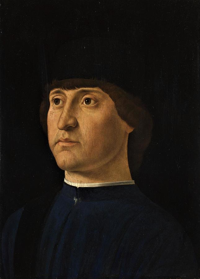 Portrait of a Man Painting by Jacometto Veneziano - Fine Art America