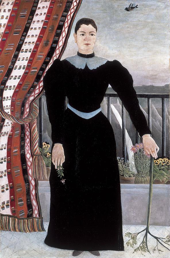 Portrait of a Woman #2 Painting by Henri Rousseau