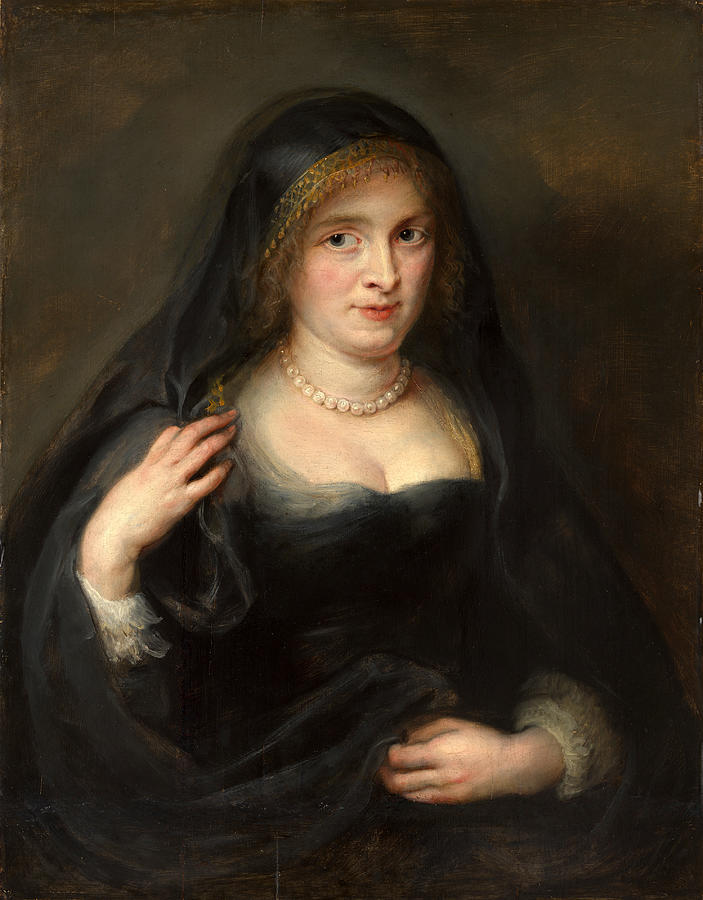 Portrait of a Woman, Probably Susanna Lunden #3 Painting by Peter Paul Rubens