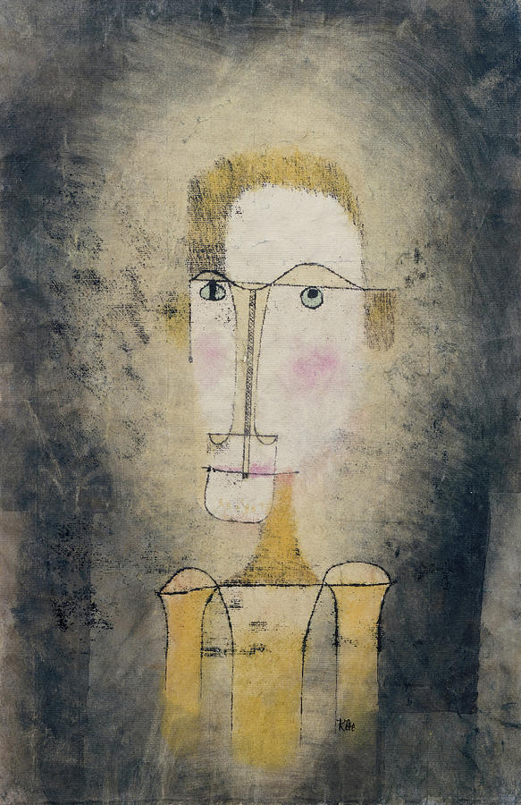 Paul Klee Painting - Portrait of a Yellow Man #2 by Paul Klee