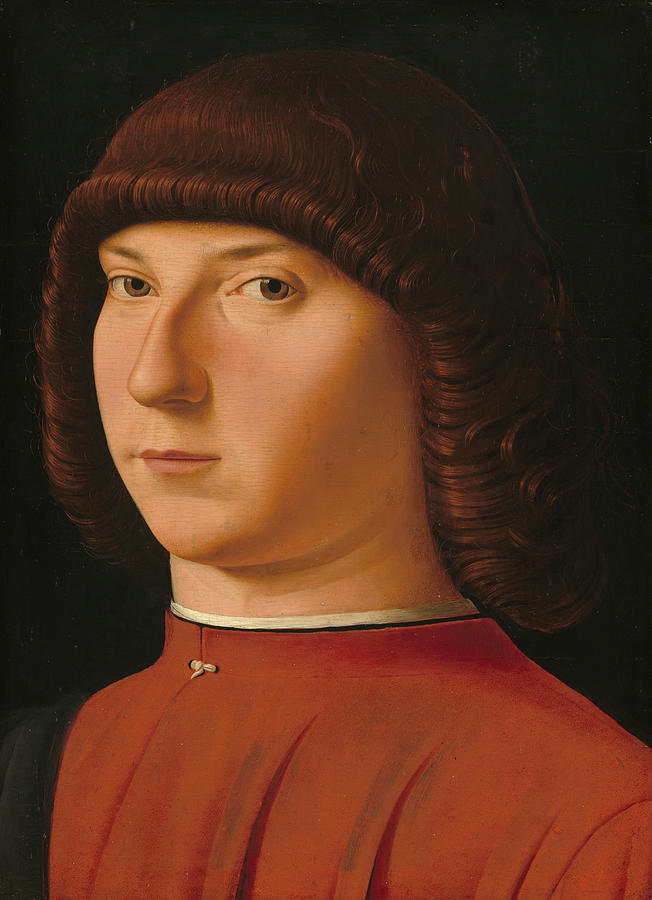Portrait of a Young Man #4 Painting by Attributed to Antonello da Messina