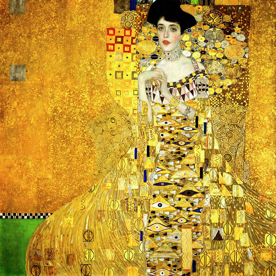 Portrait of Adele Bloch Bauer I by Gustav Klimt 1907 #3 Painting by Gustav klimt Portrait of Adele Bloch Bauer I by Gustav Klimt 1907 #3 Painting by Gustav klimt