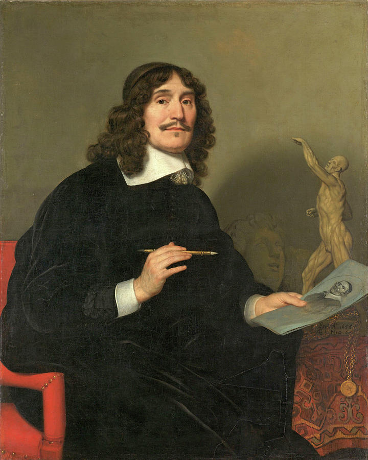 Portrait of an artist #2 Painting by Gerard van Honthorst