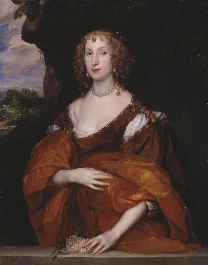 Anthony Van Dyck Painting - Portrait of Mary Hill  Lady Killigrew  #2 by Anthony van Dyck