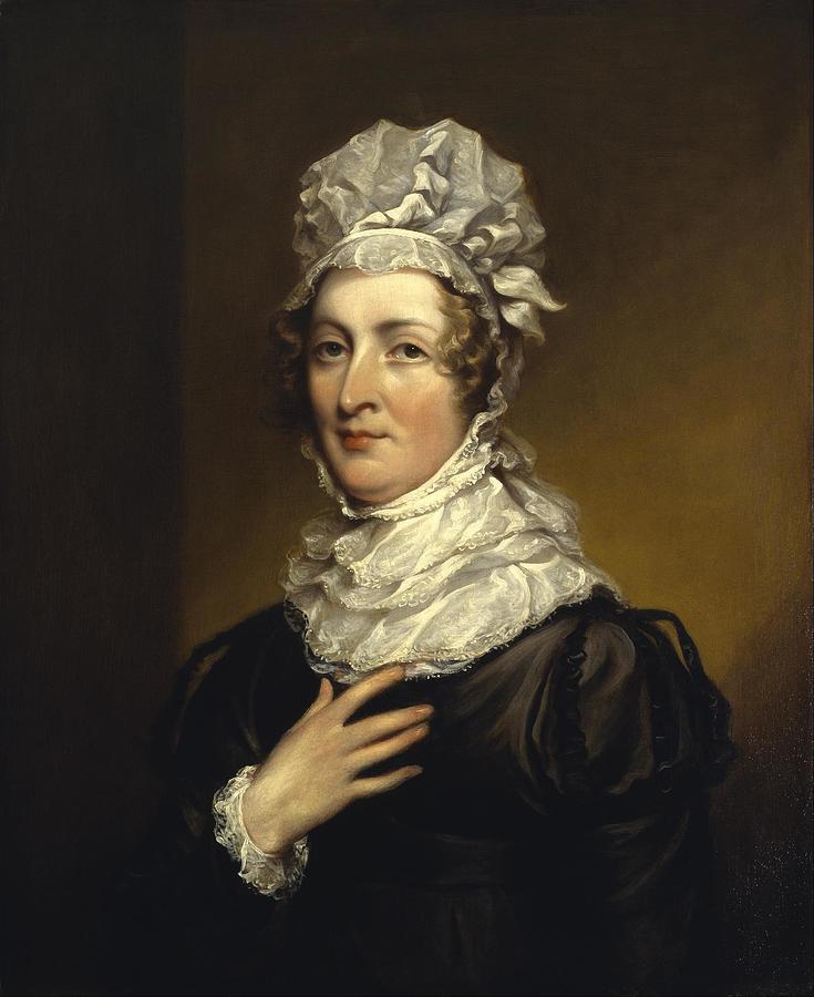 Portrait of Mrs John Trumbull Painting by John Trumbull