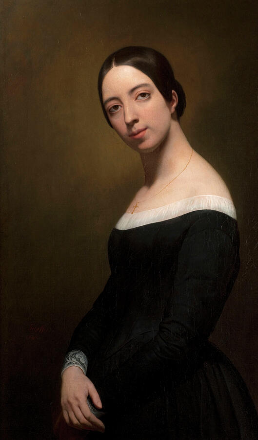 Portrait of Pauline Viardot, from 1840 Painting by Ary Scheffer