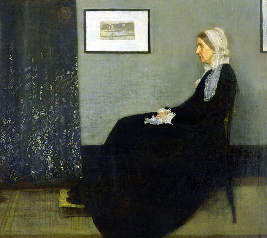 James Abbott Mcneill Whistler Painting - Portrait of the Artists Mother #2 by Jon Baran