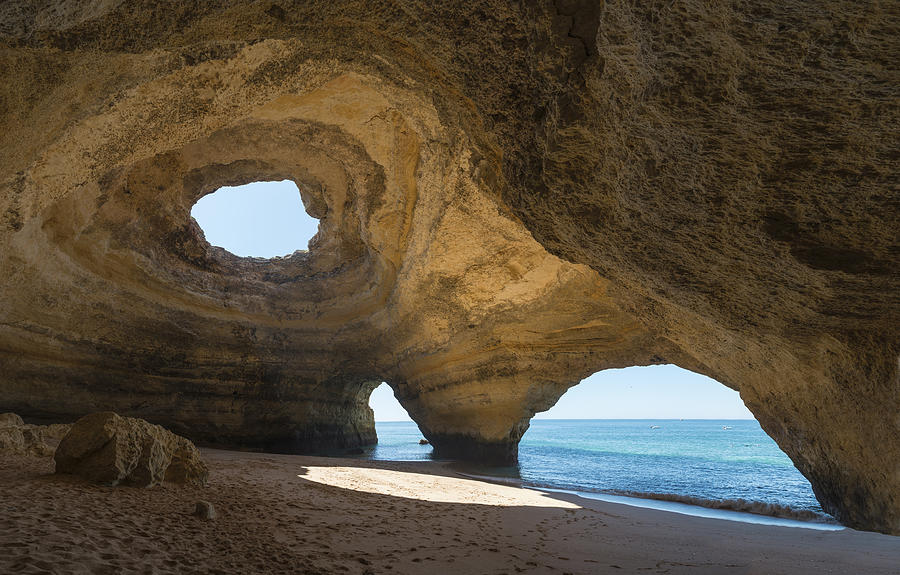 Portugal, Lagoa, Praia de Benagil, rock cave #2 Photograph by Westend61