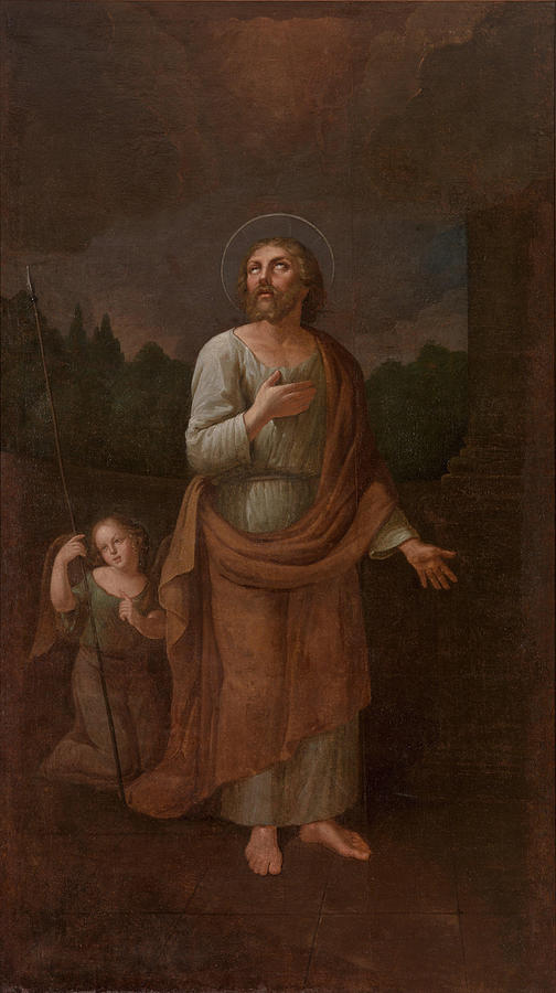 Praying Jesus Painting By Franciszek Smuglewicz And Smuglewicz - Fine 