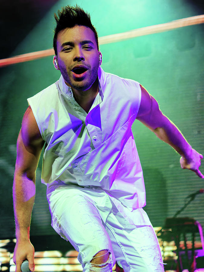 Prince Royce in Concert Photograph by Ron Dubin Fine Art America