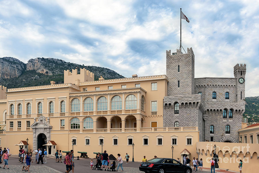 Princes Palace of Monaco. Historic building Built in 1191 as fo #2 Photograph by Marek Poplawski