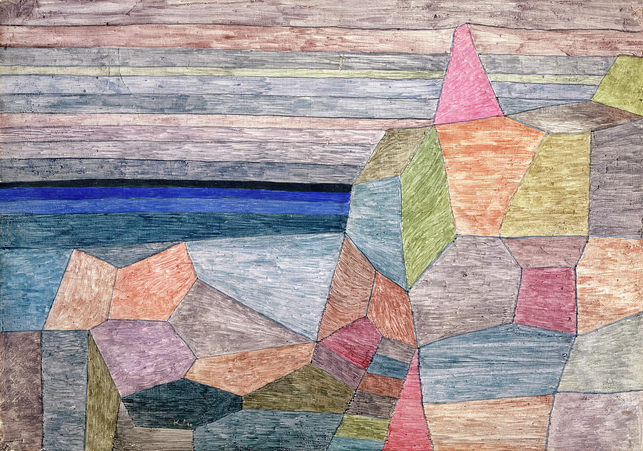 Promontorio Ph By Paul Klee Painting