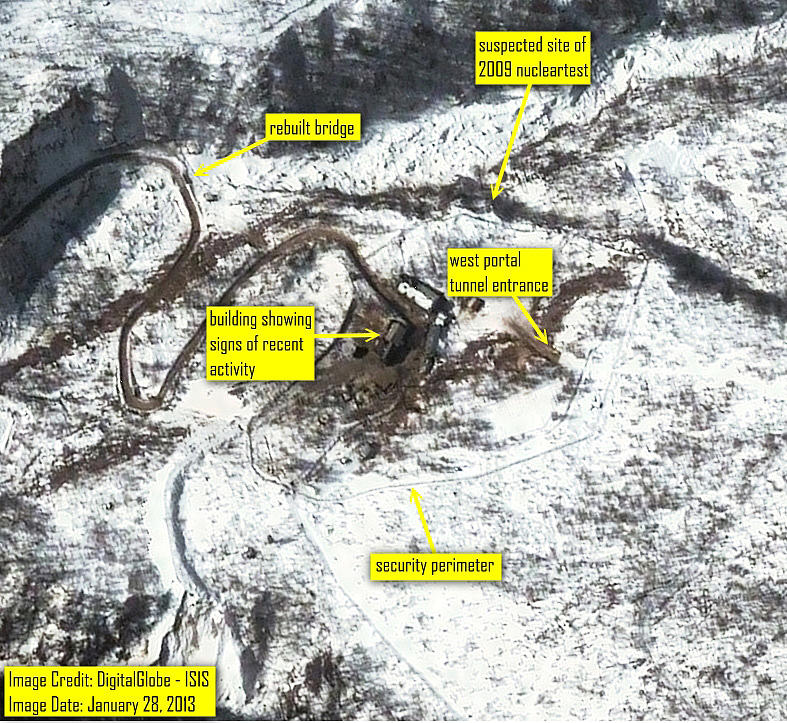 Punggye-ni Nuclear Test Facility, North Korea #2 Photograph by DigitalGlobe