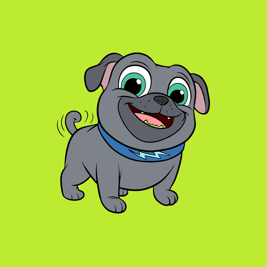 Puppy Dog Pals Drawing by Su Topo