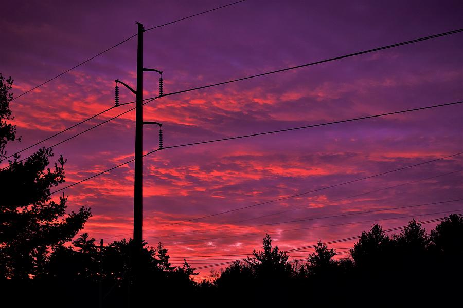 - Purple Sunrise #3 Photograph by THERESA Nye