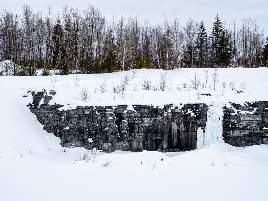 Quarry in winter. #2 Photograph by Rob Huntley