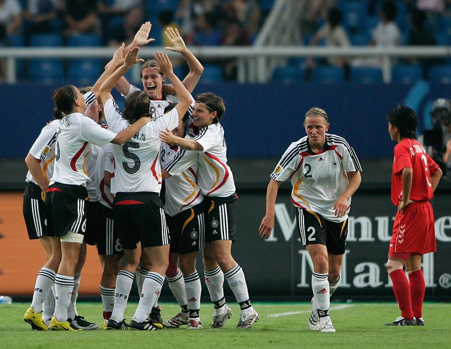 Quarter Final Germany v Korea - Womens World Cup 2007 #2 Photograph by Christof Koepsel