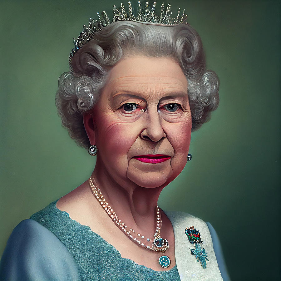 Queen Elizabeth II Mixed Media by Stephen Smith Galleries - Fine Art ...