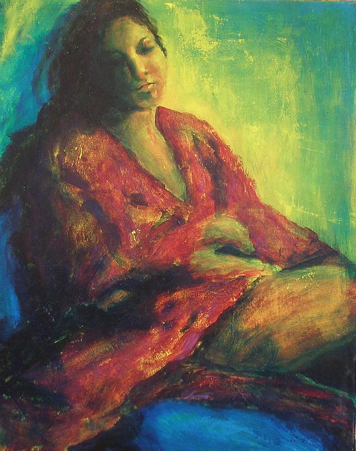 Quiet Contemplation Painting by Valerie Greene