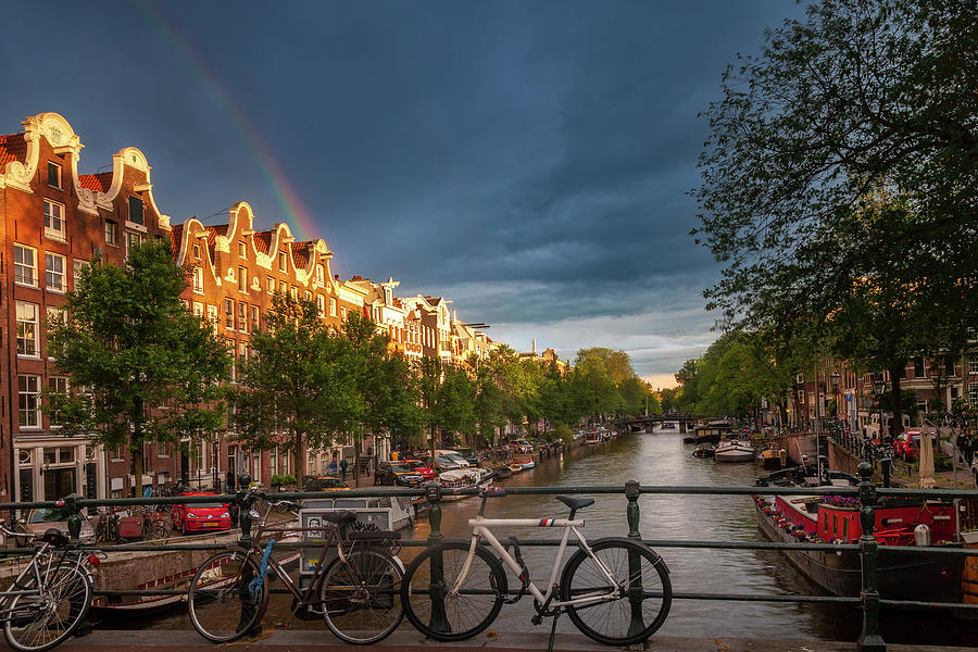 Rainbow over Amsterdam #2 Photograph by Andrew Soundarajan