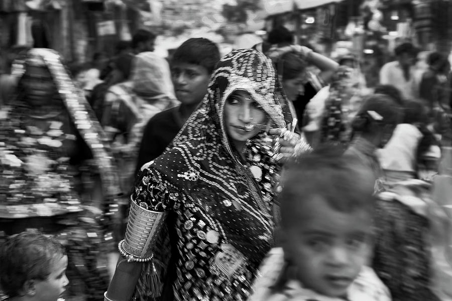 Rajasthani Lady Photograph by Hira Punjabi | Fine Art America