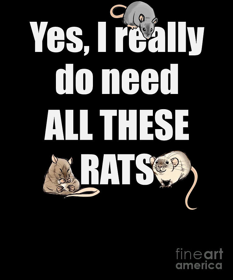 Yes I Really Do Need All These Rats