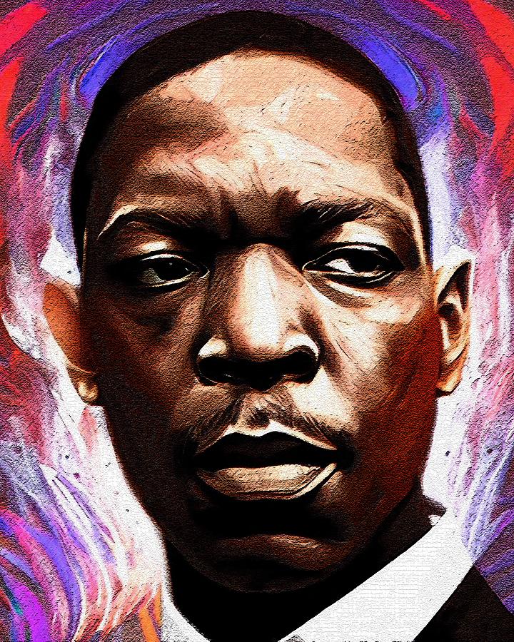 Realistic Portrait Of John Coltrane #2 Digital Art by Edgar Dorice ...