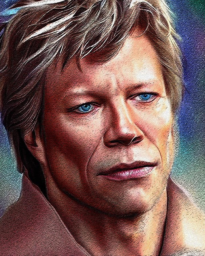 Realistic Portrait Of Jon Bon Jovi Digital Art by Edgar Dorice - Fine ...