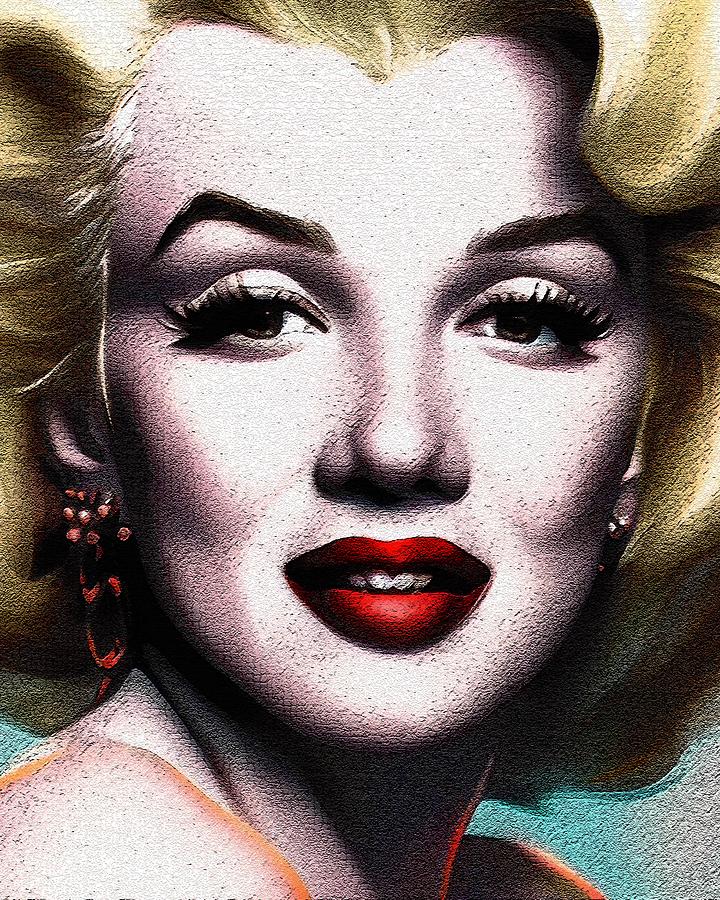 Realistic Portrait Of Marilyn Monroe Digital Art By Edgar Dorice - Pixels