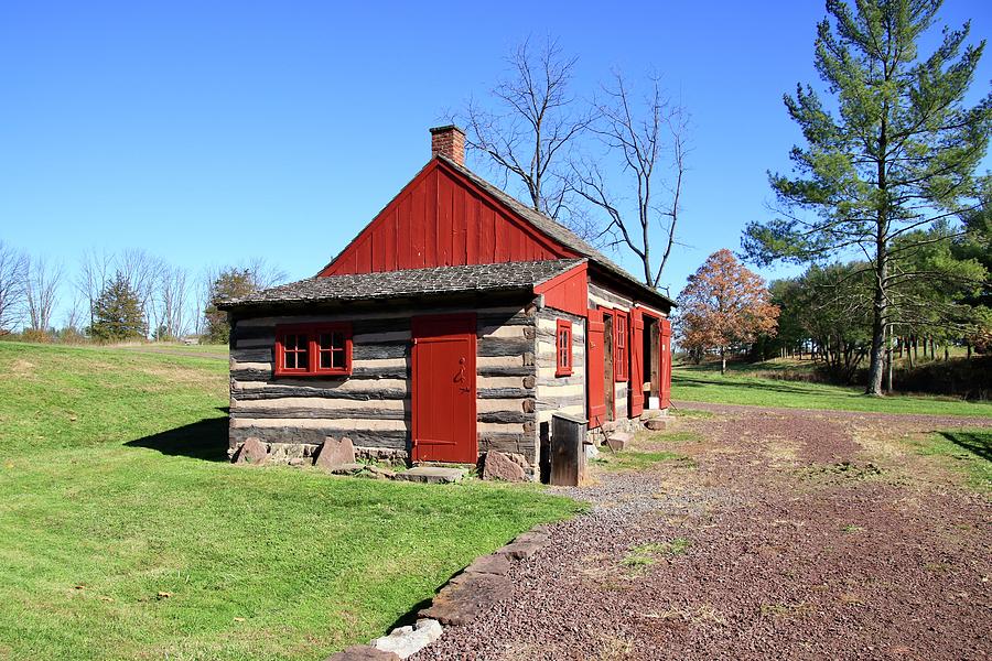 Red Barn at Daniel Boone Homestead, PA #2 Photograph by Susan Jensen