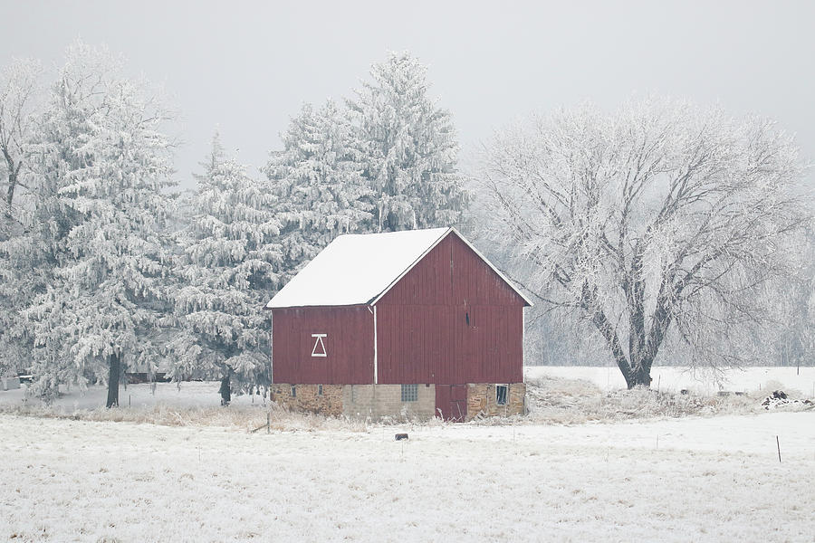 Red Barn #2 Photograph by Brook Burling