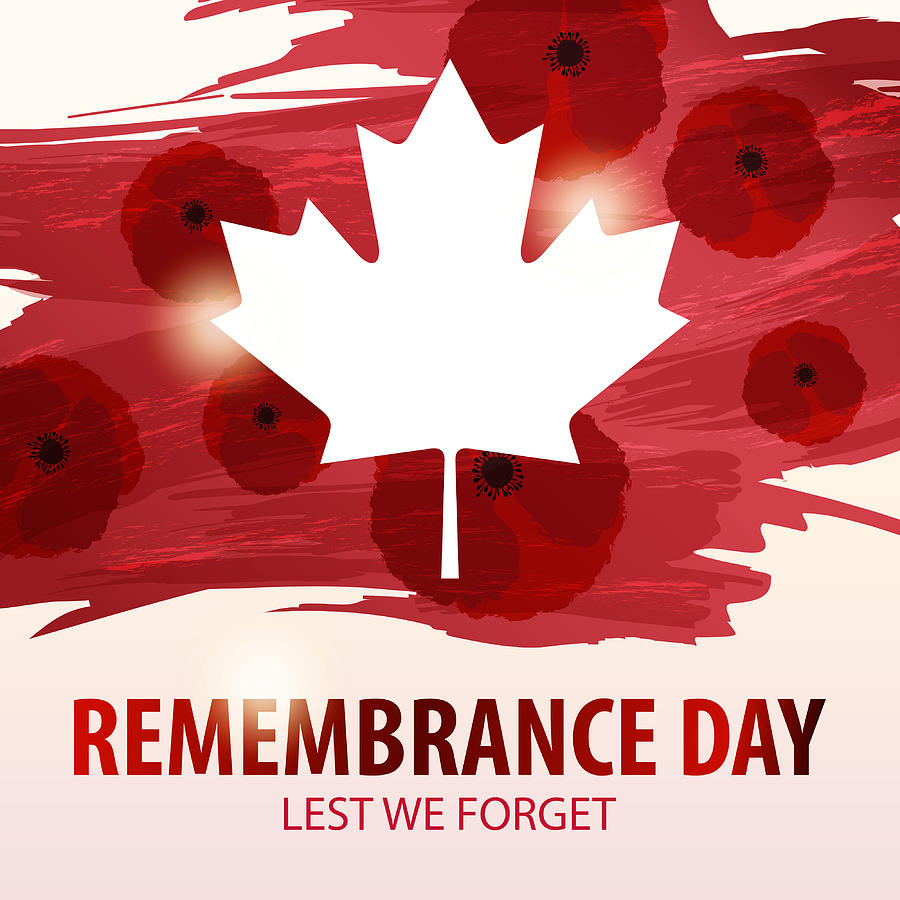 Remembrance Day Canada #2 Drawing by Exxorian