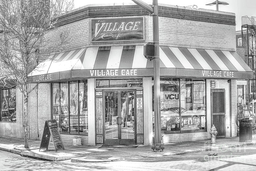 Richmond VA Virginia - VILLAGE CAFE #2 Photograph by Dave Lynch