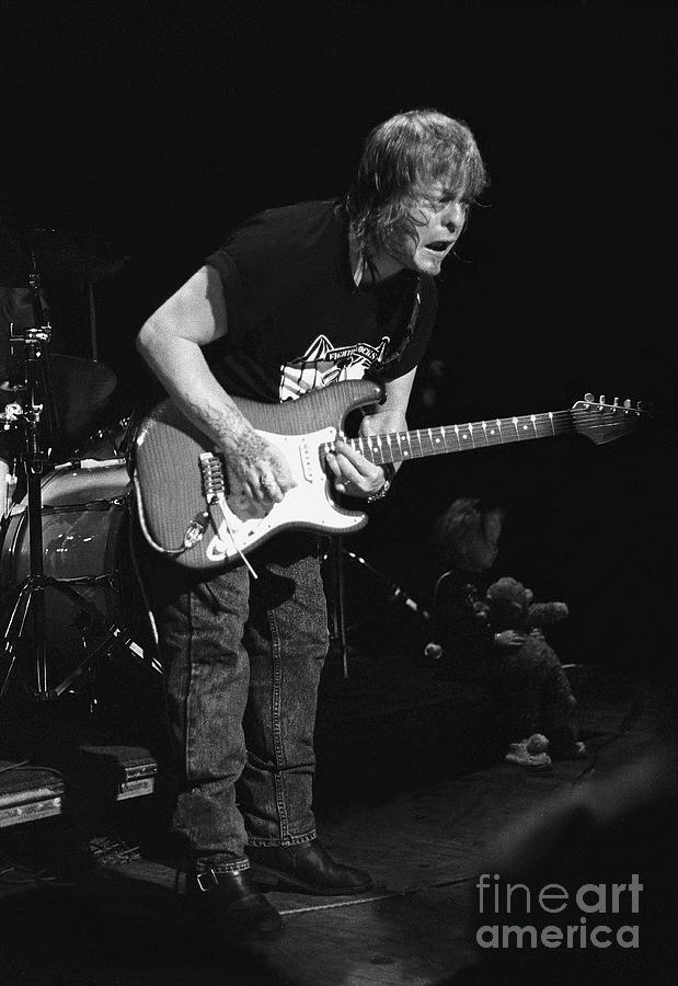 Guitar Still Life Photograph - Rick Derringer #2 by Concert Photos