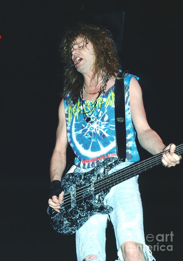 Rick Savage - Def Leppard Photograph by Concert Photos - Fine Art America